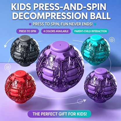 Fizzy Spinner™ Magic Light Press Spinner Ball
