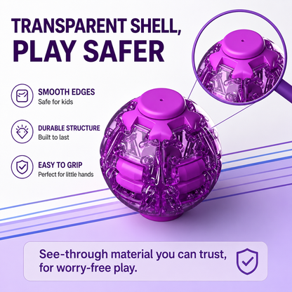 Fizzy Spinner™ Magic Light Press Spinner Ball