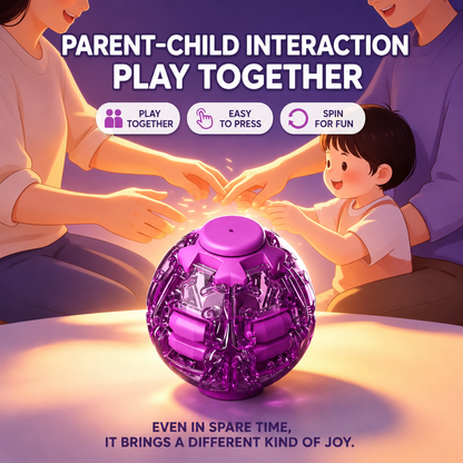 Fizzy Spinner™ Magic Light Press Spinner Ball