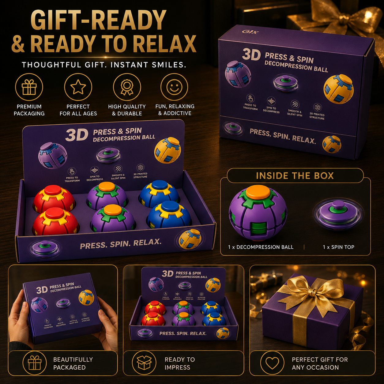 Fizzy Spinner™ Infinity Spin Ball
